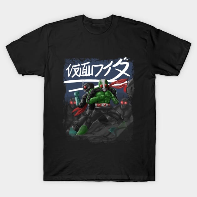 Kamen Rider T-Shirt by UrifGraphic